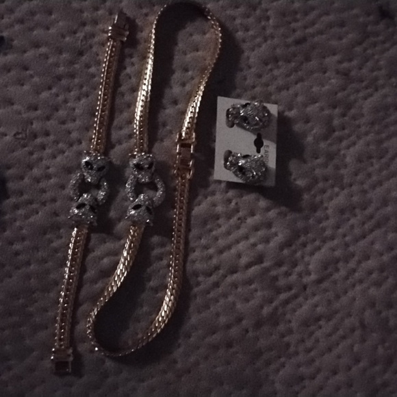 Antique costume jewelry set - Picture 2 of 3